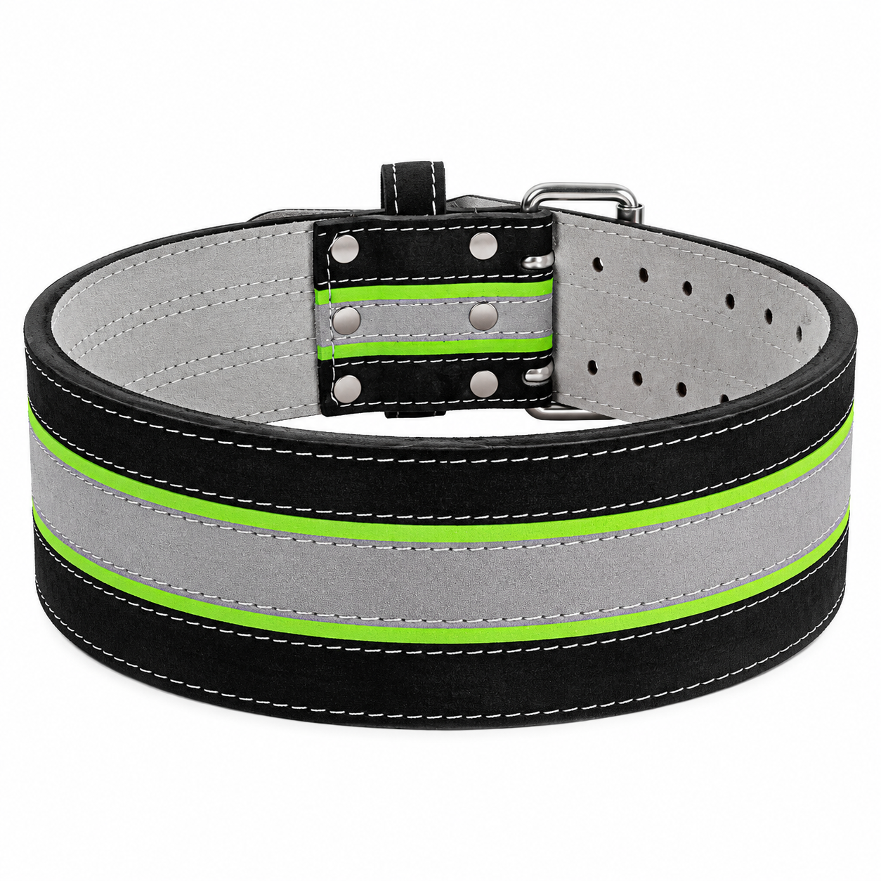 Neon-Green-and-Gray-Leather-Weightlifting-Belt.png